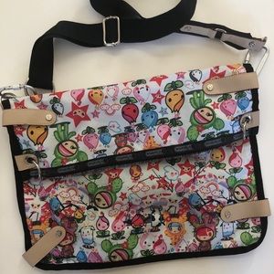 le sportsac tokidoki crossbody messenger bag/pouch